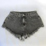 Short De Jean Con Flecos