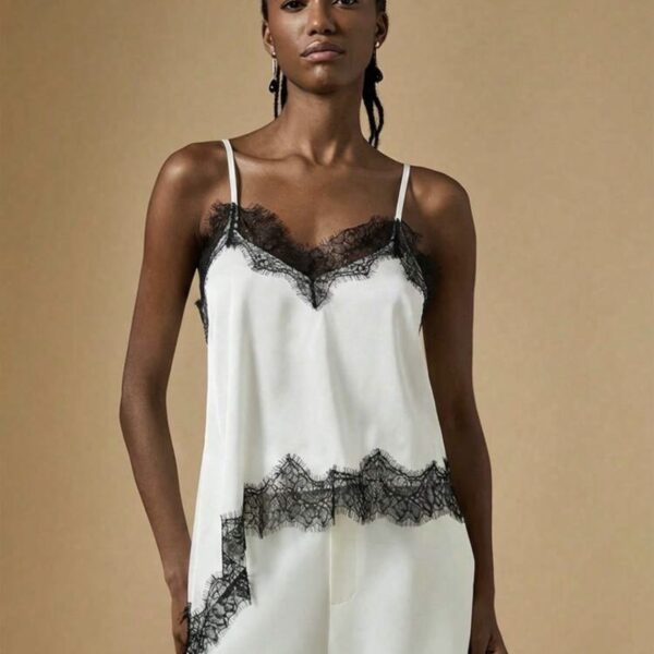Blusa con encaje