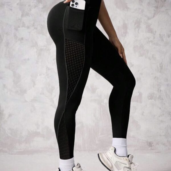 Calza deportiva con bolsillo