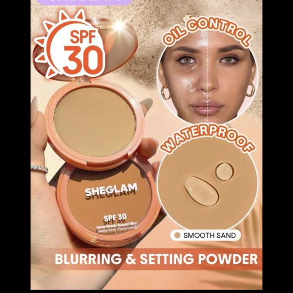 Sheglam polvo con color y spf para control de aceite