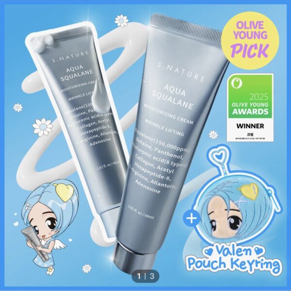 S.NATURE Aqua Squalane Moisturizing Cream pack x2