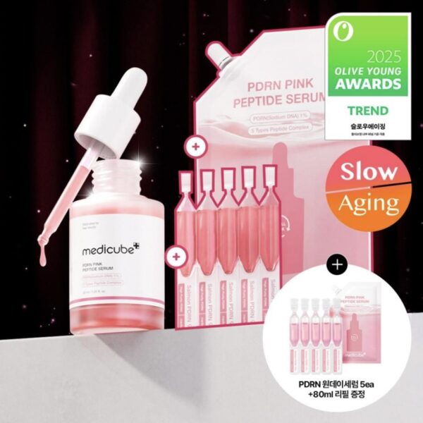 Medicube PDRN Pink Peptide Serum + recarga