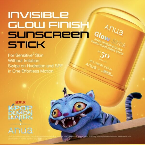 Anua glow stick filtro solar spf 50+