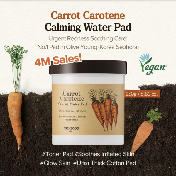 SKINFOOD Carrot Carotene Calming Water Pad