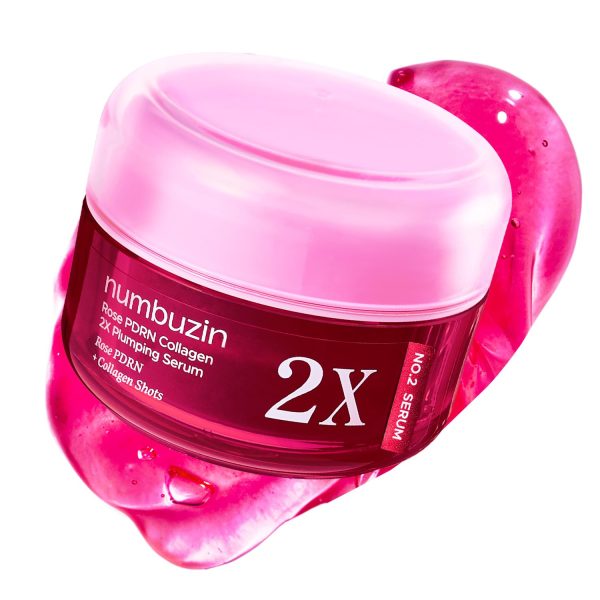 Numbuzin No.2 Rose PDRN Collagen 2X Plumping Serum – 30 ml.