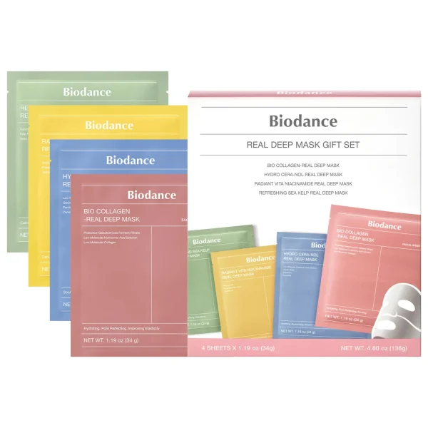 Biodance Real Deep Mask Gift Set – 4 Mascarillas