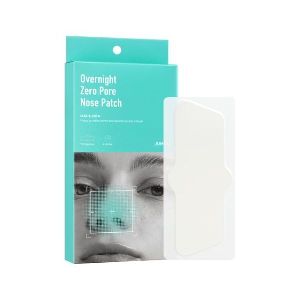 Jumiso Overnight Zero Pore Nose Patch – 10 unidades